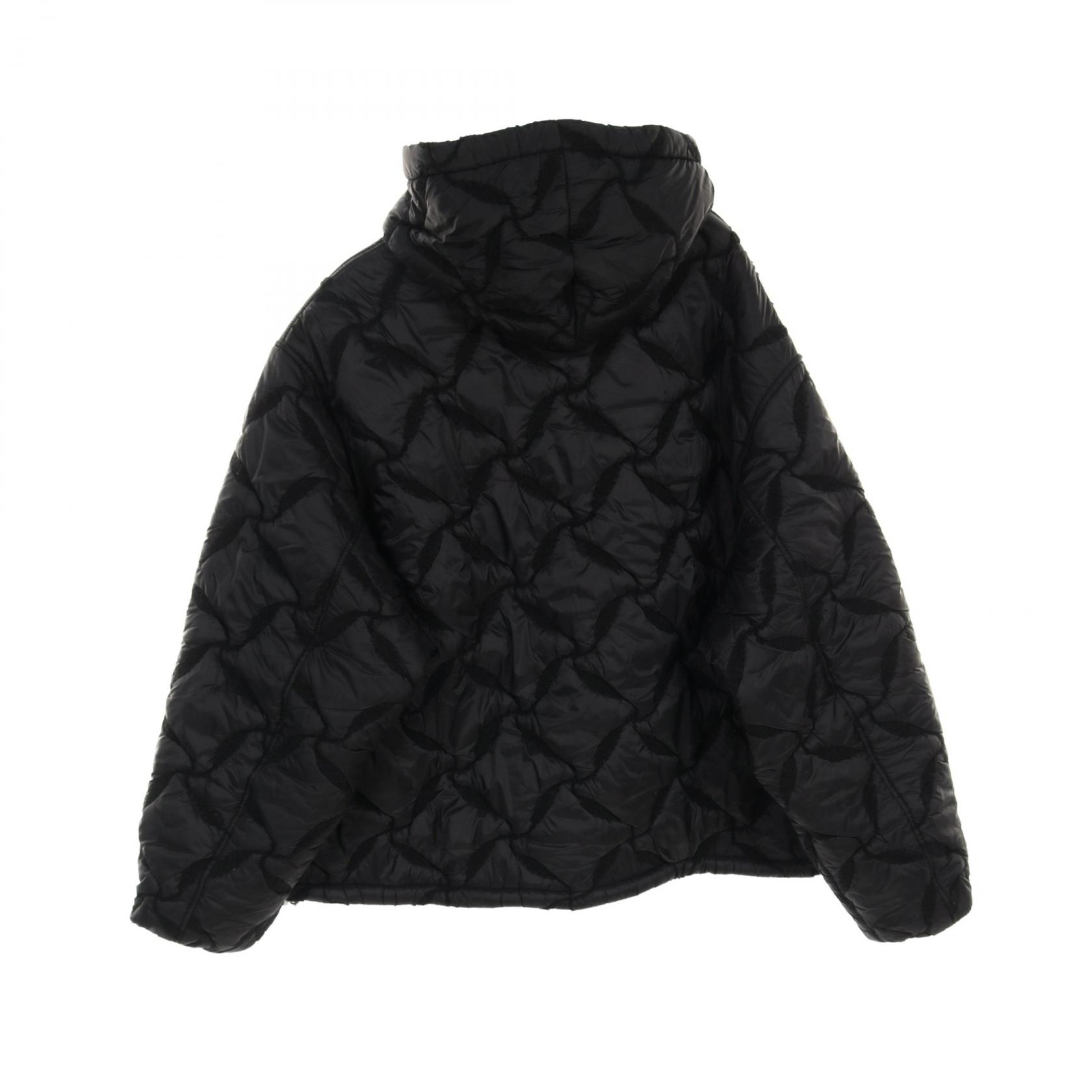 ブルーマーブル BLUE MARBLE フーデッドボンバー 衣料品 アウター ナイロン メンズ ブラック系 【中古】