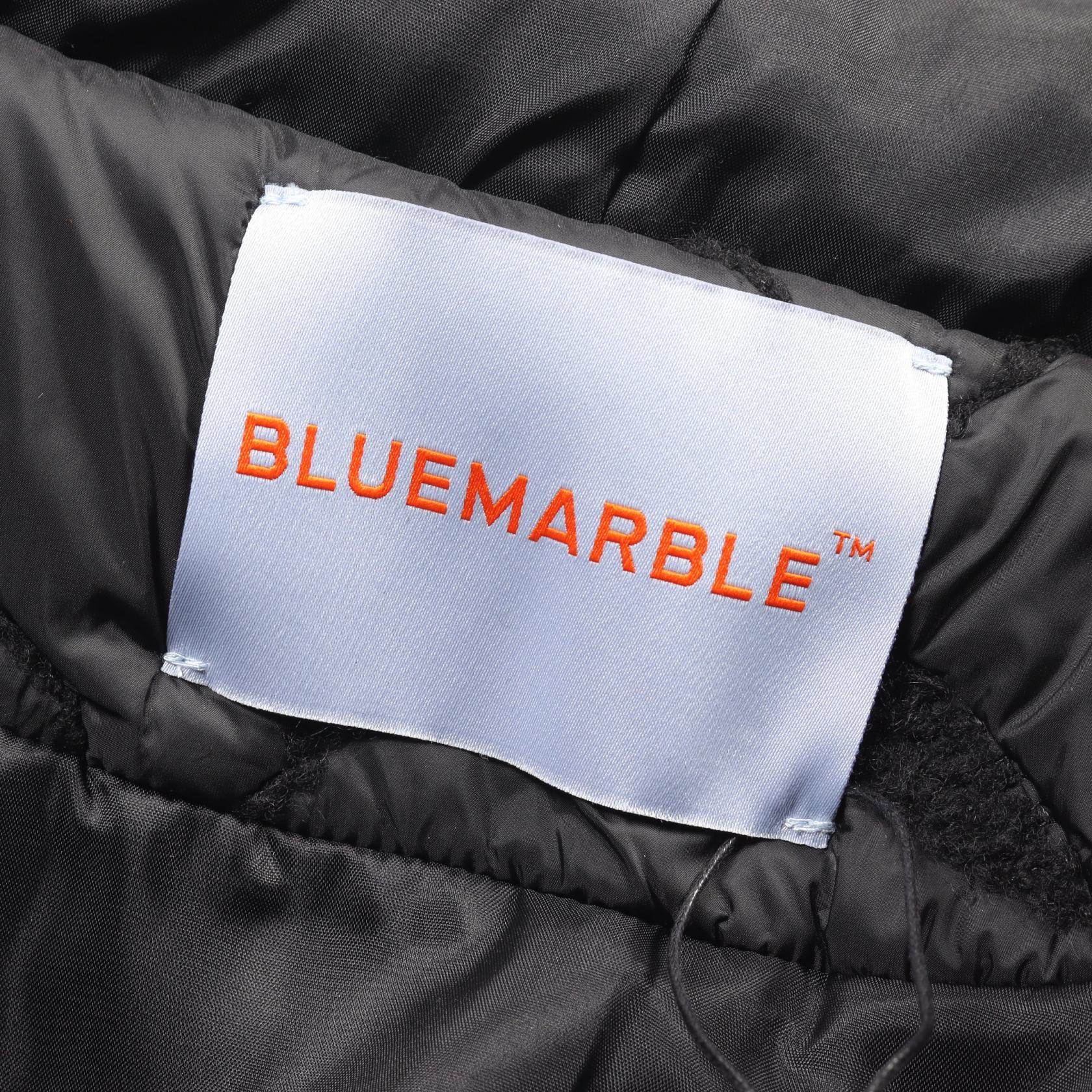 ブルーマーブル BLUE MARBLE フーデッドボンバー 衣料品 アウター ナイロン メンズ ブラック系 【中古】