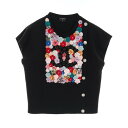 ≪5万円OFFクーポン配布×P5倍≫シャネル CHANEL ココマーク カメリア 衣料品 トップス ウール レディース ブラック系 / マルチカラー P7305...