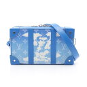 ≪3万円OFFクーポン配布×P5倍≫ルイ・ヴィトン LOUIS VUITTON ソフトトランク ウォレット ショルダーバッグ バッグ PVCコーティングキャンバ...