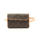 ≪ポイント5倍≫ルイ・ヴィトン LOUIS VUITTON ポシェットフロランティーヌ ウエストバッグ ボディバッグ バッグ PVCコーティングキャンバス レザ...