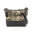 ≪3万円OFFクーポン配布×P5倍≫シャネル CHANEL ガブリエル ドゥ シャネル ラージ ホーボー ショルダーバッグ バッグ レザー レディース ゴールド...