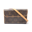 ≪ポイント5倍≫ルイ・ヴィトン LOUIS VUITTON ポシェットフロランティーヌ モノグラム ウエストバッグ ボディバッグ バッグ PVCコーティングキャ...