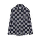 ルイ・ヴィトン LOUIS VUITTON ダミエ 衣料品 トップス ウール メンズ ネイビー系 / グレー系 RM241M FVD HQS04W 【中古】
