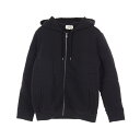 ≪5千円OFFクーポン配布×P5倍≫エルメス HERMES パーカー 衣料品 トップス コットン メンズ ブラック系 【中古】