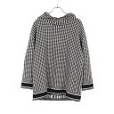 ディオール Dior パーカー 衣料品 トップス カシミヤ レディース ブラック系 / ホワイト系 014S92AM035 【中古】