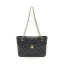 ≪7%OFFクーポン対象≫シャネル CHANEL スモール ショッピング バッグ トートバッグ バッグ シャイニーラムスキン レディース ブラック系 AS521...