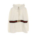 ≪ポイント5倍≫グッチ GUCCI GUCCI × Disney ウェブ GUCCIラベル付き パーカー 衣料品 トップス コットン メンズ ホワイト系 / マ...