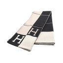 ≪5千円OFFクーポン配布×P5倍≫エルメス HERMES プレード アヴァロンIII アクセサリー ウール カシミヤ レディース ブラック系 / ベージュ系 ...