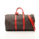 ≪3万円OFFクーポン配布×P5倍≫ルイ・ヴィトン LOUIS VUITTON キーポル バンドリエール50 ボストンバッグ バッグ PVCコーティングキャンバ...