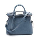 ≪5千円OFFクーポン配布×P5倍≫メゾンマルジェラ11 Maison Margiela 11 5AC ミニバッグ ハンドバッグ バッグ レザー レディース ブルー系 S56WG0082 【中古】(4)