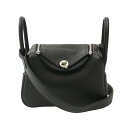 ≪8万円OFFクーポン配布×P5倍≫エルメス HERMES リンディ ミニ ショルダーバッグ バッグ トリヨンクレマンス トリヨンクレマンス レディース ブラッ...
