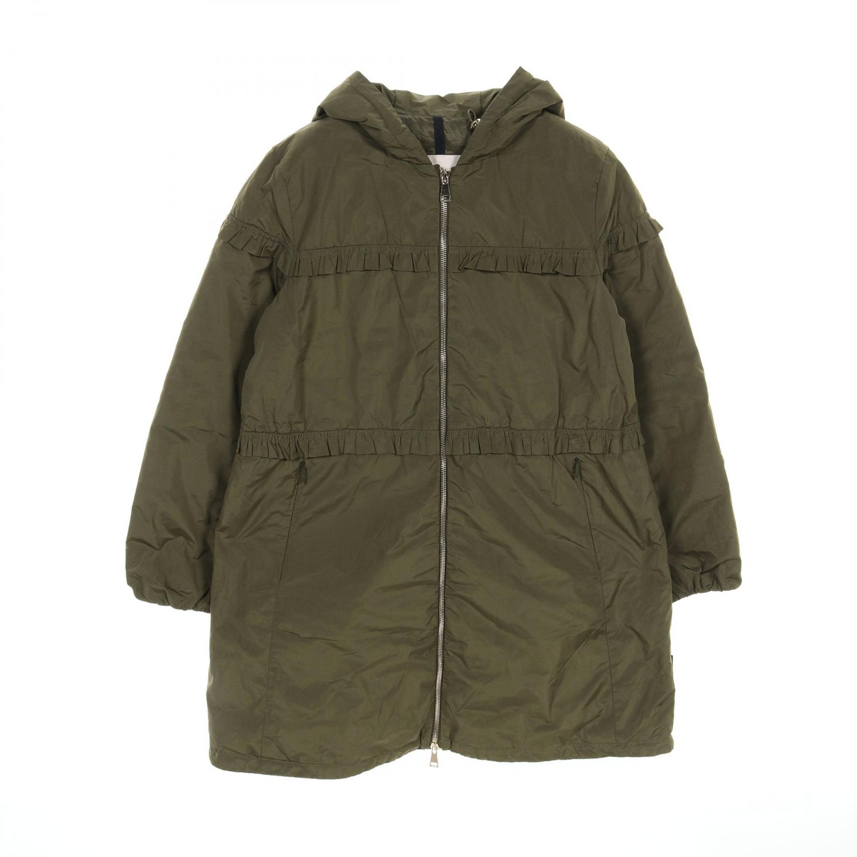 モンクレール MONCLER LUXEMBOURG ダウンジャケット 衣料品 アウター ポリエステル レディース カーキ系 4982600 【中古】