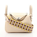 ≪8万円OFFクーポン配布×P5倍≫エルメス HERMES リンディ ミニ ショルダーバッグ バッグ トリヨンクレマンス トリヨンクレマンス レディース アイボ...