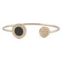 ≪7%OFFクーポン×P5倍≫ブルガリ BVLGARI ブルガリブルガリ オニキス ダイヤ バングル バングル アクセサリー K18PG(ピンクゴールド) ダイ...