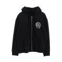 ≪5千円OFFクーポン配布×P5倍≫クロムハーツ CHROME HEARTS パーカー 衣料品 トップス コットン メンズ ブラック系 【中古】