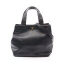≪5千円OFFクーポン配布×P5倍≫シャネル CHANEL ココマーク トートバッグ バッグ レザー レディース ブラック系 【中古】