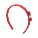 サルヴァトーレフェラガモ Salvatore Ferragamo ヴァラリボン アクセサリー ファブリック レディース レッド系 【中古】