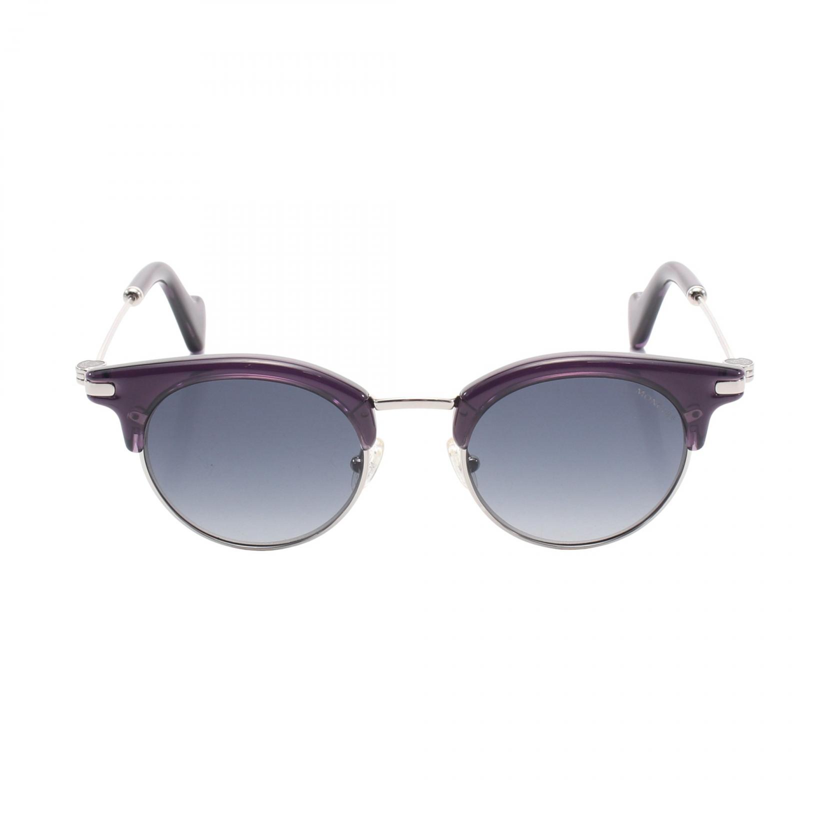 モンクレール MONCLER サングラス 衣料品 プラスチック / メタル メンズ レディース パープル系 / シルバー系 003578B 【新品】