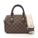 ルイ・ヴィトン LOUIS VUITTON スピーディ バンドリエール20 ハンドバッグ バッグ PVCコーティングキャンバス レザー ダミエ レディース ブラウン系 N40489 【中古】(4)