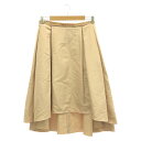 ≪5%OFFクーポン対象≫フォクシー FOXEY スカート スカート 衣料品 ボトムス コットン レディース ベージュ系 37410ーASF1422K 【中古】(4)