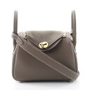 ≪8万円OFFクーポン配布×P5倍≫エルメス HERMES リンディ ミニ エトゥープ ショルダーバッグ バッグ トリヨンクレマンス トリヨンクレマンス レディ...