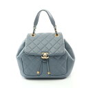 ≪5万円OFFクーポン配布×P5倍≫シャネル CHANEL マトラッセ リュックサック バックパック バッグ ラムスキン(羊革) レディース ブルー系 AS44...
