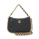 ≪3%OFFクーポン対象≫シャネル CHANEL マトラッセ ショルダーバッグ バッグ ラムスキン(羊革) レディース ブラック系 AP3487 【中古】