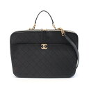 ≪5万円OFFクーポン配布×P5倍≫シャネル CHANEL マトラッセ ビジネスバッグ バッグ レザー レディース ブラック系 【中古】
