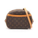 ルイ・ヴィトン LOUIS VUITTON ブロワ ショルダーバッグ バッグ PVCコーティングキャンバス レザー モノグラム レディース ブラウン系 M51221 【中古】(4)