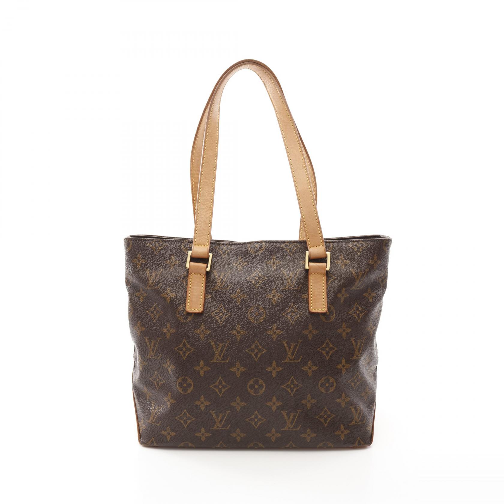 ルイ・ヴィトン LOUIS VUITTON カバピアノ ショルダーバッグ バッグ PVCコーティングキャンバス レザー モノグラム レディース ブラウン系 M51148 【中古】