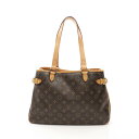 ≪ポイント5倍≫ルイ・ヴィトン LOUIS VUITTON バティニョール オリゾンタル ショルダーバッグ バッグ PVCコーティングキャンバス レザー モノグラム レディース ブラウン系 M51154 【中古】(4)