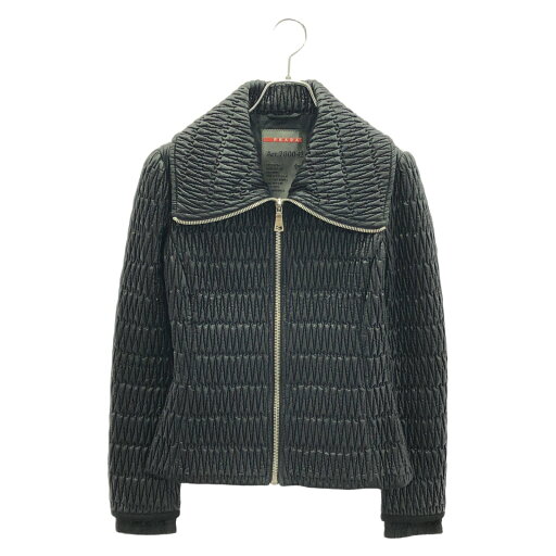 ≪3%OFFクーポン対象≫プラダスポーツ リネアロッサ PRADA SPORT LINEA ROSSA ジャケット 衣料品 アウター ナイロン レディース ブラック系 【中古】 ≪3%OFFクーポン対象≫プラダスポーツ リネアロッサ PRADA SPORT LINEA ROSSA ジャケット 衣料品 アウター ナイロン レディース ブラック系 【中古】