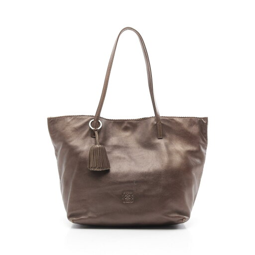 ロエベ LOEWE アナグラム トートバッグ バッグ レザー レディース ブラウン系 【中古】 ロエベ LOEWE アナグラム トートバッグ バッグ レザー レディース ブラウン系 【中古】