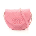 シャネル CHANEL マトラッセ ショルダーバッグ バッグ キャビアスキン(グレインドカーフ) レディース ピンク系 【中古】