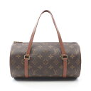 ≪5千円OFFクーポン配布×P5倍≫ルイ・ヴィトン LOUIS VUITTON パピヨン26 モノグラム 旧型 ハンドバッグ バッグ PVCコーティングキャンバス レザー レディース ブラウン系 M51366 【中古】(4)