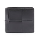 ≪3%OFFクーポン×P3倍≫ボッテガヴェネタ BOTTEGA VENETA カセット 二つ折り財布 財布 レザー レディース ブラック系 749455VBWD28803 【新品】(4)