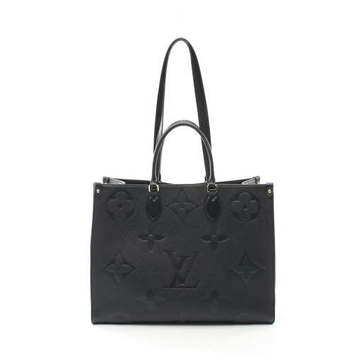 ≪7%OFFクーポン対象≫ルイ・ヴィトン LOUIS VUITTON オンザゴーGM トートバッグ バッグ レザー モノグラム・アンプラント レディース ブラック系 M44925 【中古】 ≪7%OFFクーポン対象≫ルイ・ヴィトン LOUIS VUITTON オンザゴーGM トートバッグ バッグ レザー モノグラム・アンプラント レディース ブラック系 M44925 【中古】