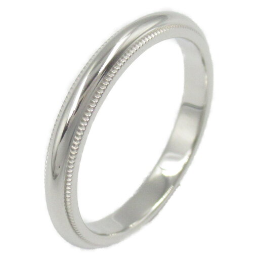 ティファニー TIFFANY&CO ミルグレイン リング リング・指輪 ジュエリー Pt950プラチナ メンズ レディース シルバー系 【中古】 ティファニー TIFFANY&CO ミルグレイン リング リング・指輪 ジュエリー Pt950プラチナ メンズ レディース シルバー系 【中古】