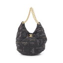 ≪10%OFFクーポン対象≫シャネル CHANEL マトラッセ ホーボー ショルダーバッグ バッグ デニム レディース ブラック系 / マルチカラー AS312...