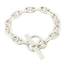 エルメス HERMES シェーヌダンクル MM ブレスレット 17コマ ブレスレット アクセサリー シルバー925 メンズ レディース シルバー系 【中古】