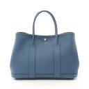≪5万円OFFクーポン配布×P5倍≫エルメス HERMES ガーデンパーティTPM ブルードガリス トートバッグ バッグ ヴァッシュカントリー ヴァッシュカント...