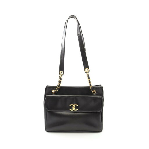 ≪5千円OFFクーポン配布×P5倍≫シャネル CHANEL ココマーク トートバッグ バッグ ラムスキン(羊革) レディース ブラック系 【中古】 ≪5千円OFFクーポン配布×P5倍≫シャネル CHANEL ココマーク トートバッグ バッグ ラムスキン(羊革) レディース ブラック系 【中古】