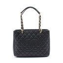 ≪5万円OFFクーポン配布×P5倍≫シャネル CHANEL マトラッセ グランドショッピング GST トートバッグ バッグ レザー レディース ブラック系 A5...