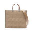 ≪5千円OFFクーポン配布×P5倍≫フェンディ FENDI SUNSHINE MEDIUM サンシャイン ミディアム トートバッグ バッグ キャンバス レザー ...