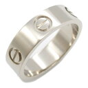 カルティエ CARTIER ラブリング リング・指輪 ジュエリー K18WG(ホワイトゴールド) メンズ レディース シルバー系 【中古】(4)