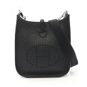 エルメス HERMES エヴリンTPM アマゾン ショルダーバッグ バッグ レザー トリヨンクレマンス トリヨンクレマンス レディース ブラック系 【中古】