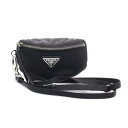 プラダ PRADA ポーチ バッグ ナイロン レディース ブラック系 2TT1162DMIF0002 【新品】