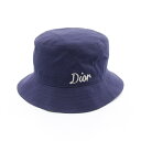 ディオール Dior ハット 帽子 コットン メンズ ネイビー系 293C906B4511 【中古】