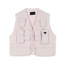≪5千円OFFクーポン配布×P5倍≫プラダ PRADA ベスト 衣料品 トップス コットン メンズ ピンク系 SGC499 【中古】